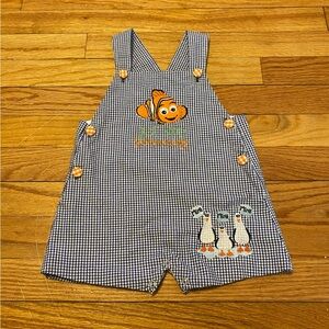 Disney’s NEMO Embroidered Gingham JonJon NEW 2T READ